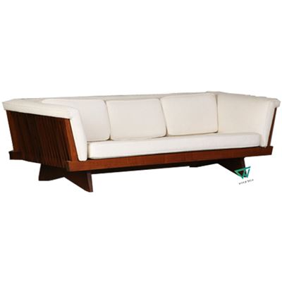 Sofa gỗ óc chó WT- 0001